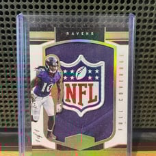 Chris Moore 2016 Panini Patches and Plates 1/1 NFL Shield