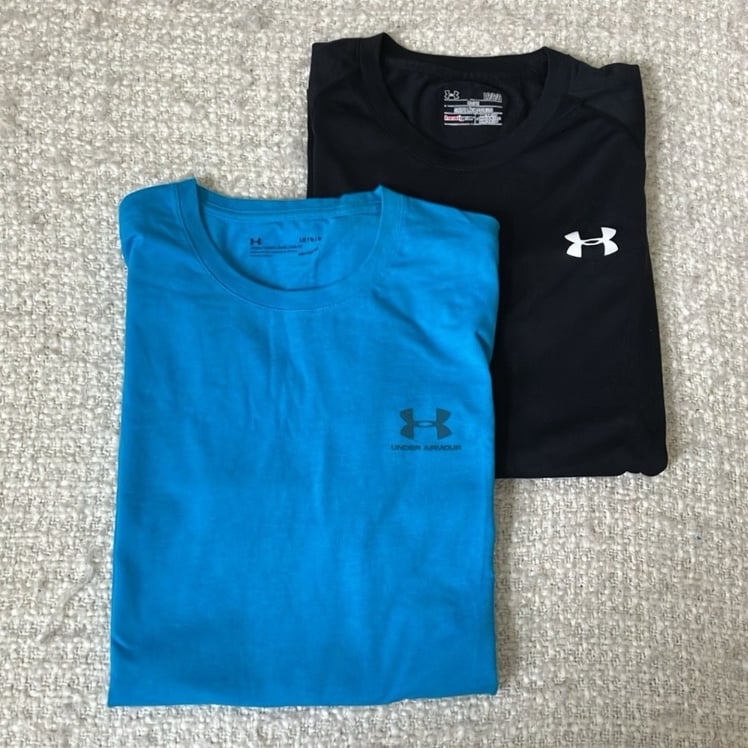 UNDER ARMOUR MENS SIZE LARGE LOOSE FIT HEAT GEAR TEE SHIRT BUNDLE