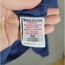 WOOLOVERS Men's Size XL Blue Knit Cotton Cashmere Blend V-Neck Pullover Sweater