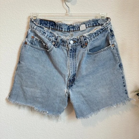 Cutoff Denim Jeans Shorts