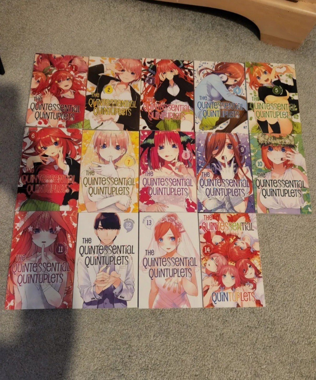 The Quintessential Quintuplets manga full set