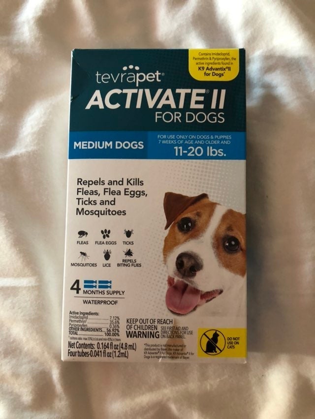 Tevrapet med dog flea tic