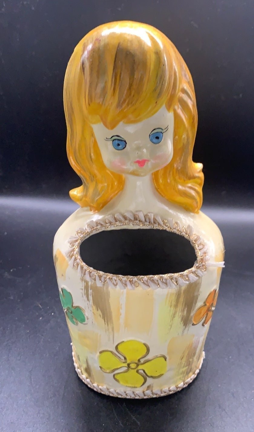 Vintage Doll flower holder (RARE)