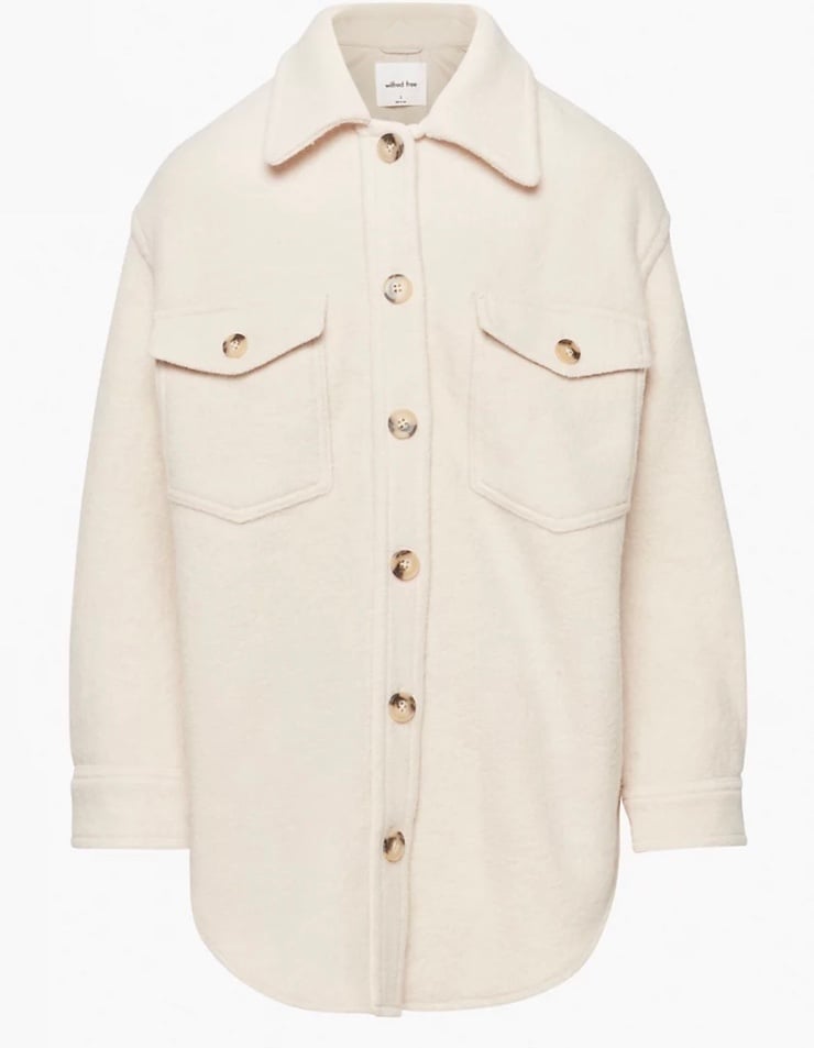 Aritzia Ganna Heather Bone Jacket