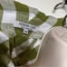 SERENA & LILY Hyannis Linen Robe in green check no waist tie sz S/M