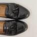 Mezlan Men’s 11M Santander Kiltie Black Leather Tassle Loafers Dress Shoes