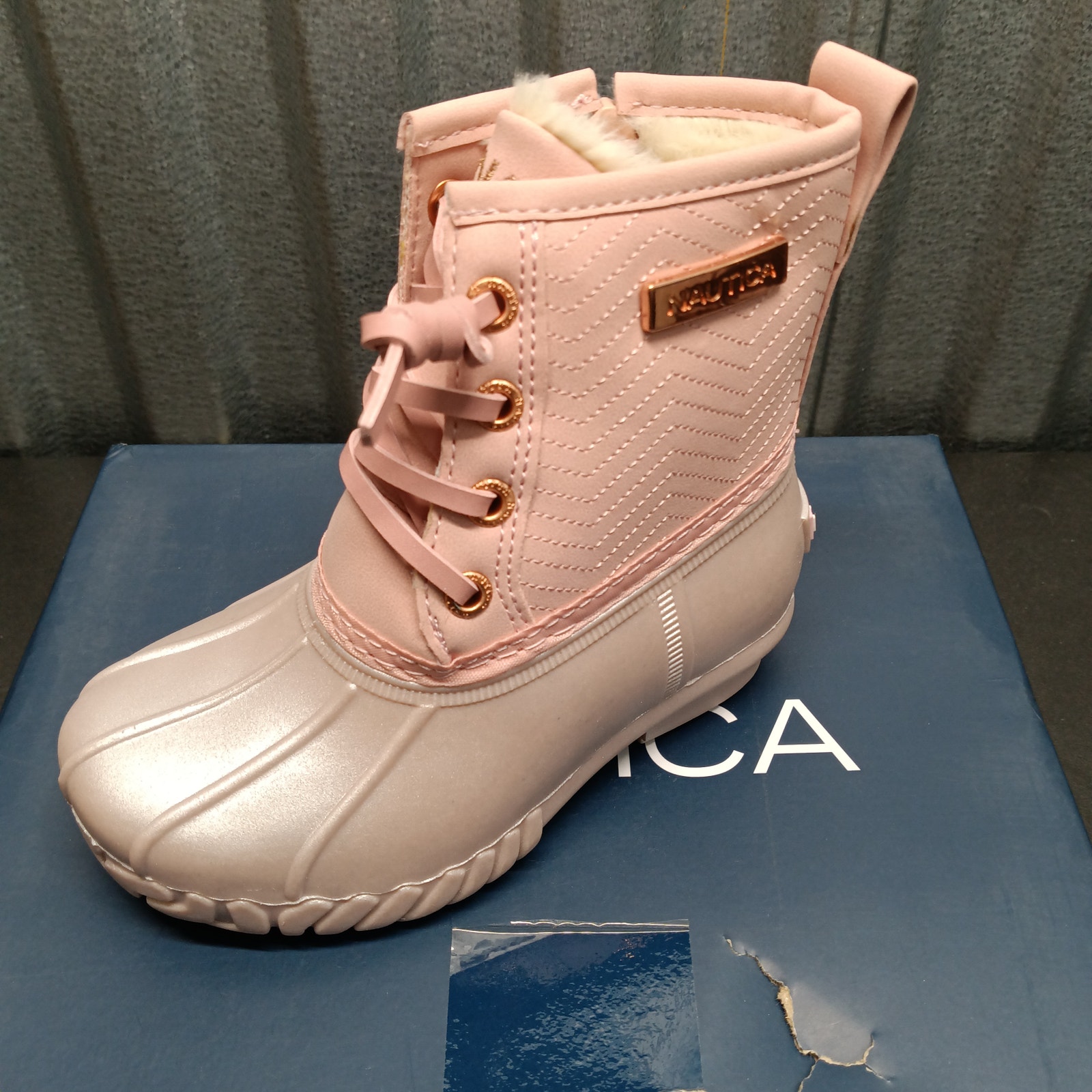 Nautica Truett Toddler Winter Fur Lined Boots Pink