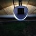 Backyard Lights 6 Pack Solar Fence Lights with 9 LED Waterproof