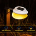 Backyard Lights 6 Pack Solar Fence Lights with 9 LED Waterproof