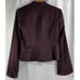 JS Collections Purple Plum Stretch Lined Satin Formal Blazer Jacket Coat Size 8