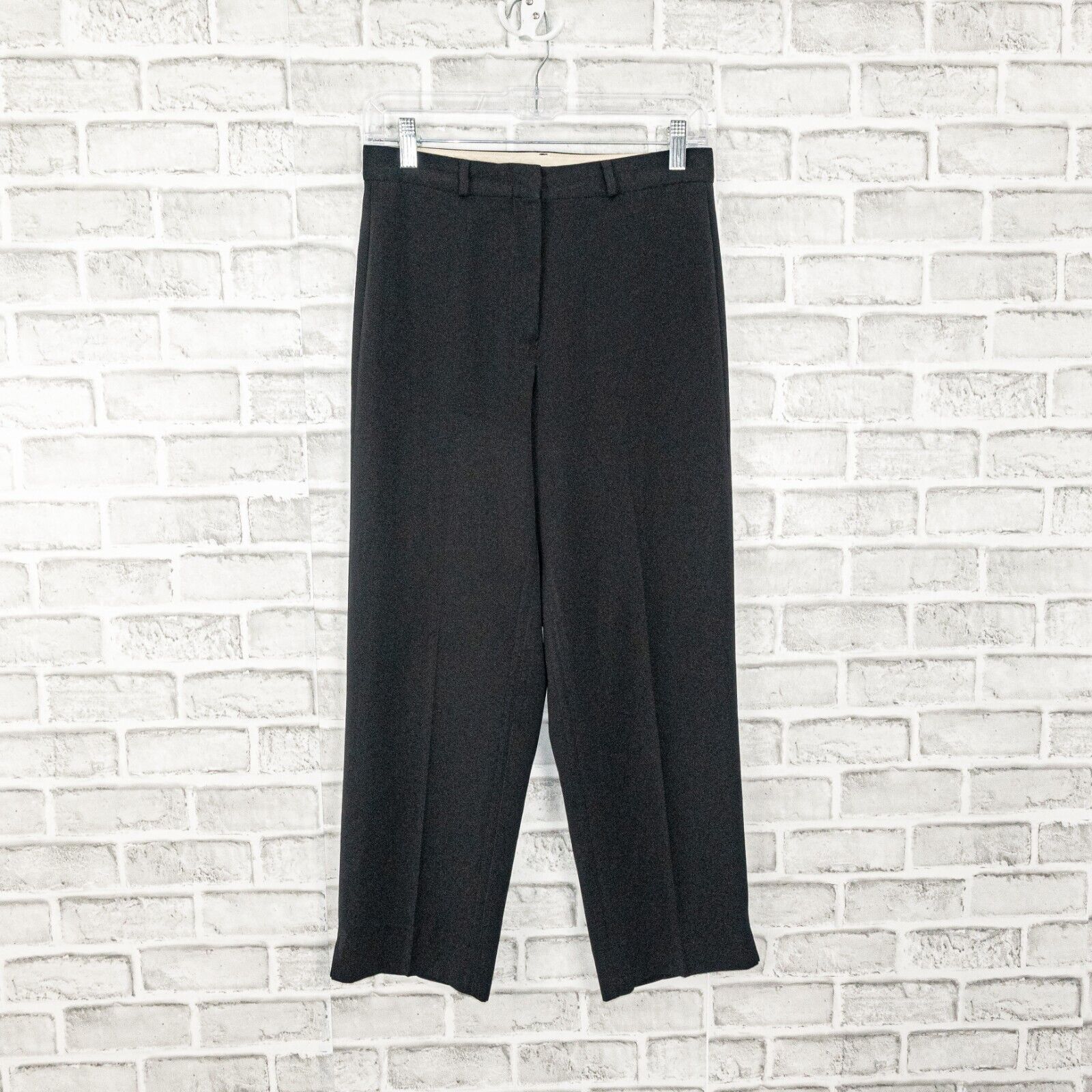 MARITHE FRANCOIS GIRBAUD Women's Crop Trouser Pants in Black Size 26