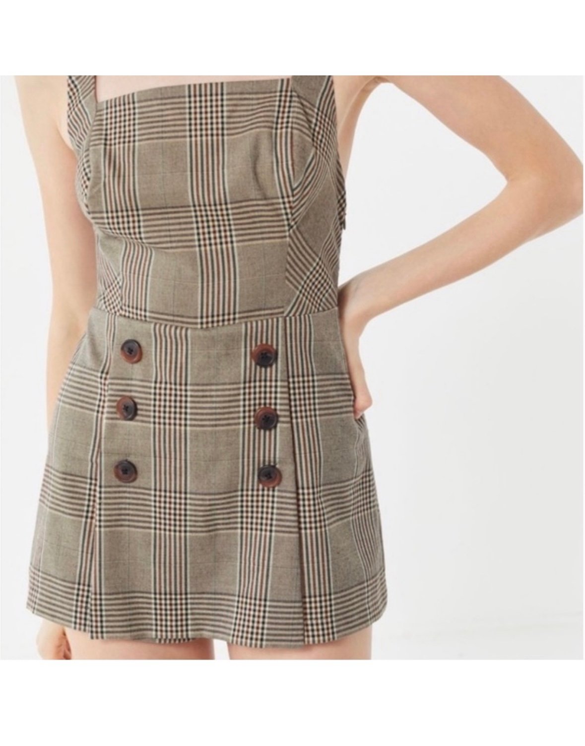 Urban Outfitters Plaid Romper