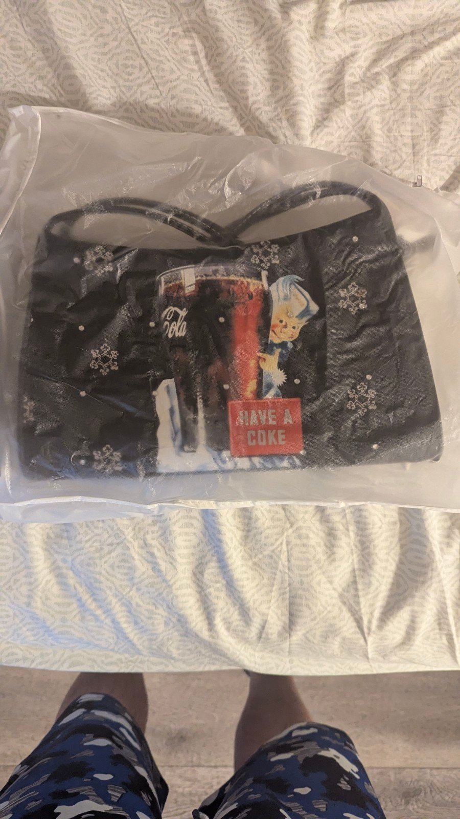 Coca Cola Christmas handbag/purse with wallet