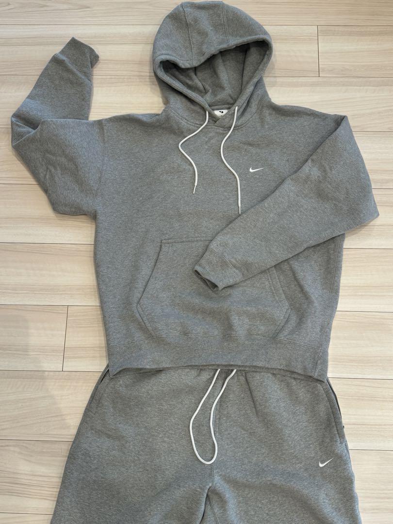 Nike Gray Roomwear Set, Sweatsuit, Top L, Bottom M