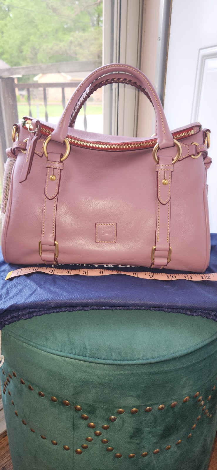Dooney and Bourke Florentine Mauve Satchel