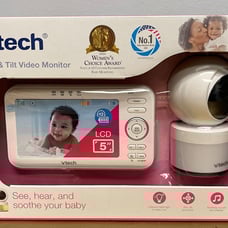 VTech VM5263 5 Digitial Video Baby Monitor with Pan and Tilt and Night Light