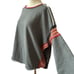 NATURAL LIFE PATCHWORK PULLOVER TOP BOHEMIAN RELAXED HIPPIE RAW EDGE SWEATSHIRT