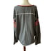 NATURAL LIFE PATCHWORK PULLOVER TOP BOHEMIAN RELAXED HIPPIE RAW EDGE SWEATSHIRT