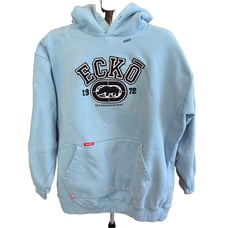 Vintage Ecko Unltd EU-1972 Embroidered Pullover Skater Hoodie Y2K Logo Men’s XXL