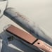 FOXYBAE White Marble Print 1 Rose Flat Iron Hair Straightener Flat Iron