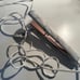 FOXYBAE White Marble Print 1 Rose Flat Iron Hair Straightener Flat Iron
