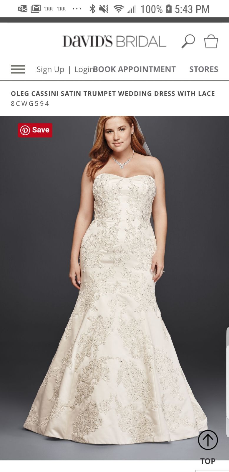 plus size wedding dress