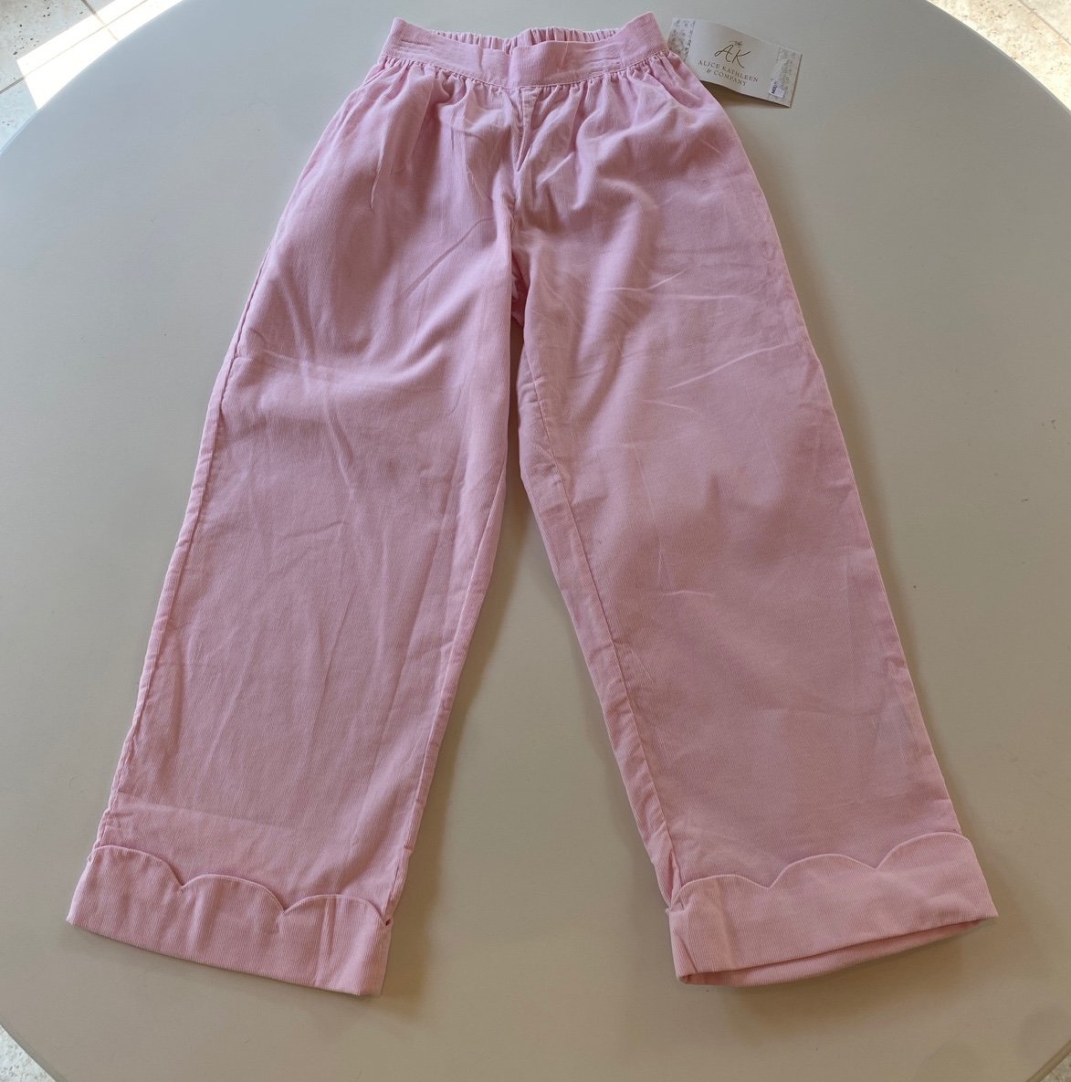 New with tags girls, light pink, corduroy pants