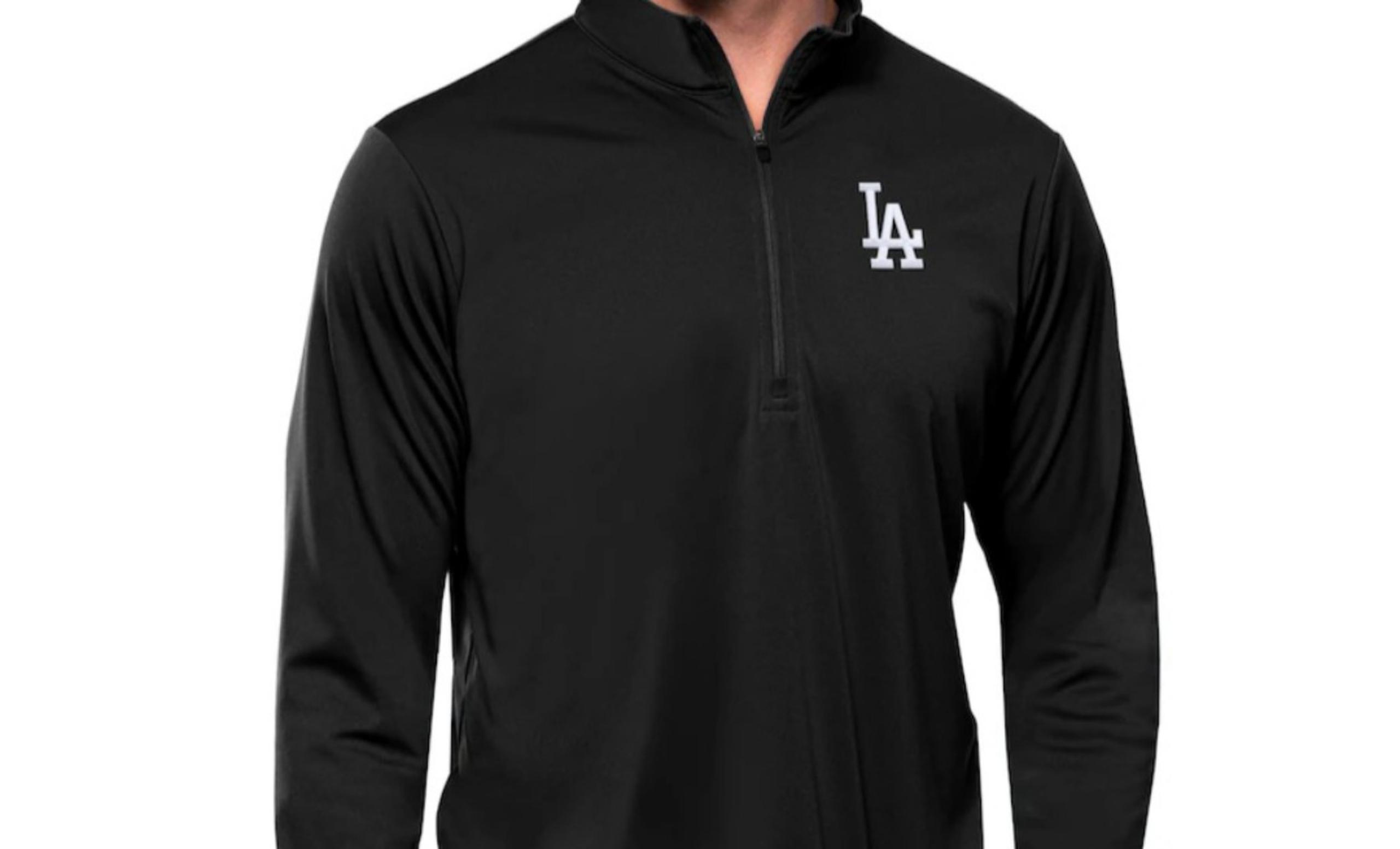 LA Dodgers Men's Performance Quarter Zip Dri Fit Pullover Jacket NWT...size mens