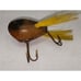 Vintage CCB Co. Creek Chub Surface Dingbat Fishing Lure Wood w/ glass eyes