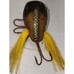 Vintage CCB Co. Creek Chub Surface Dingbat Fishing Lure Wood w/ glass eyes