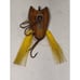 Vintage CCB Co. Creek Chub Surface Dingbat Fishing Lure Wood w/ glass eyes