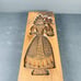 VTG Antique German Dutch Wooden Springerle Speculaas Wood Cookie Mold Board