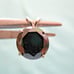 3.58ct 100% REAL NATURAL BLACK DIAMOND NECKLACE,CERTI FICATE,FREE DIAMOND TESTER