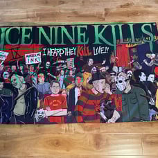 Rare Ice Nine Kills Wall flag