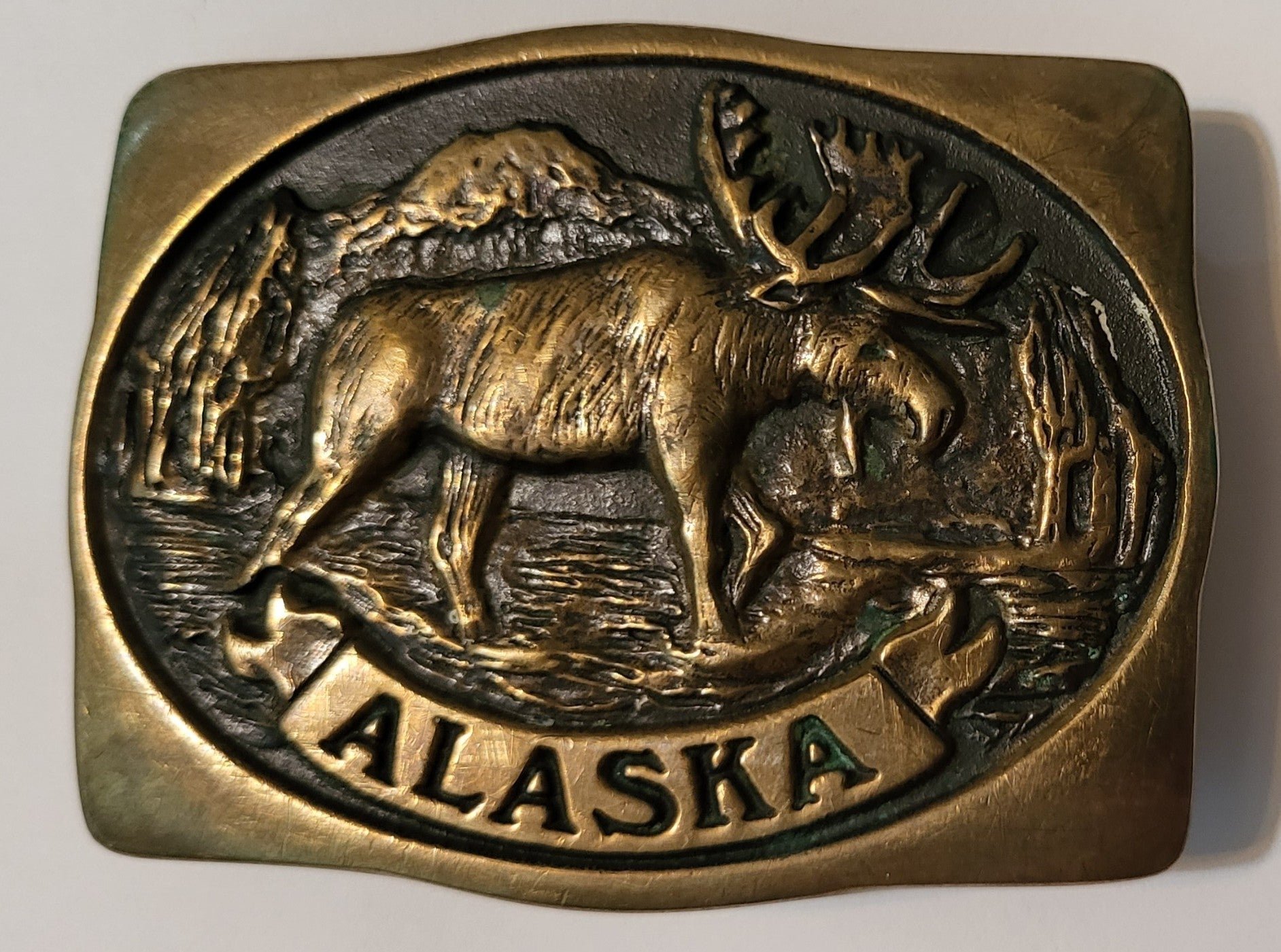 Vintage Anacortes Alaskan Belt Buckle