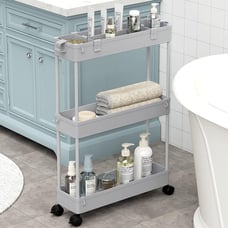 Slim Storage Cart 3 Tier,Bathroom Organizer