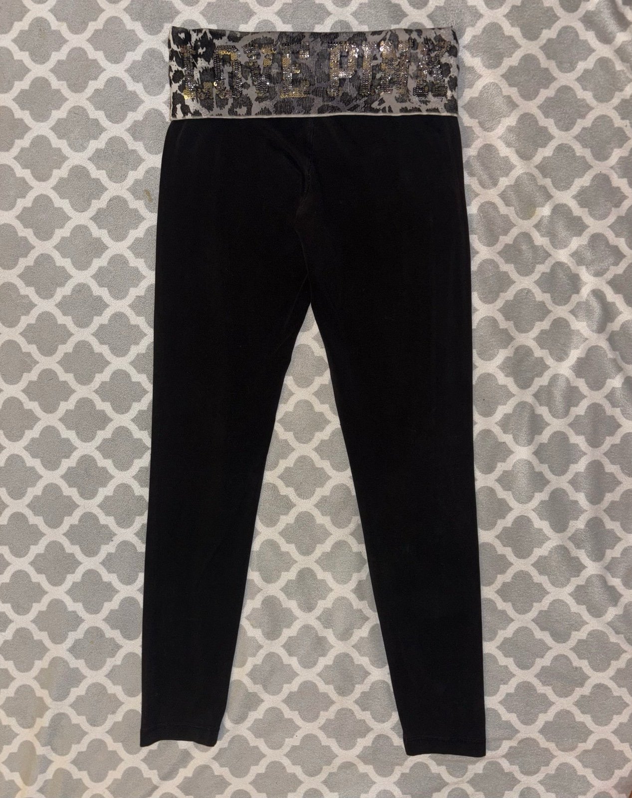 PINK VS BLING cheetah leggings