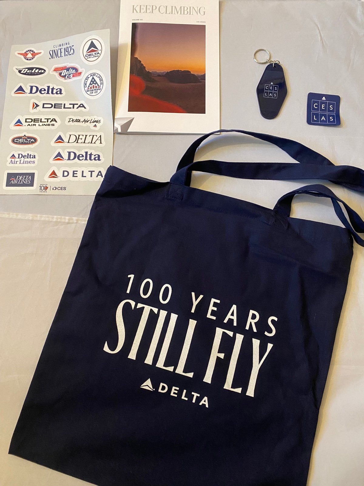 Delta airlines CES 100th anniversary event exclusive set