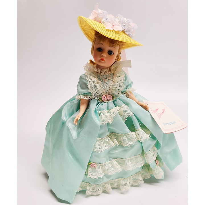 NEW Iris 10 Madame Alexander Portrette Doll 1990's Blue dress Hat