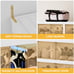 9 Tiers-18 Pairs Shoe Storage Box Shoe Organizer Foldable Sneaker Cabinet
