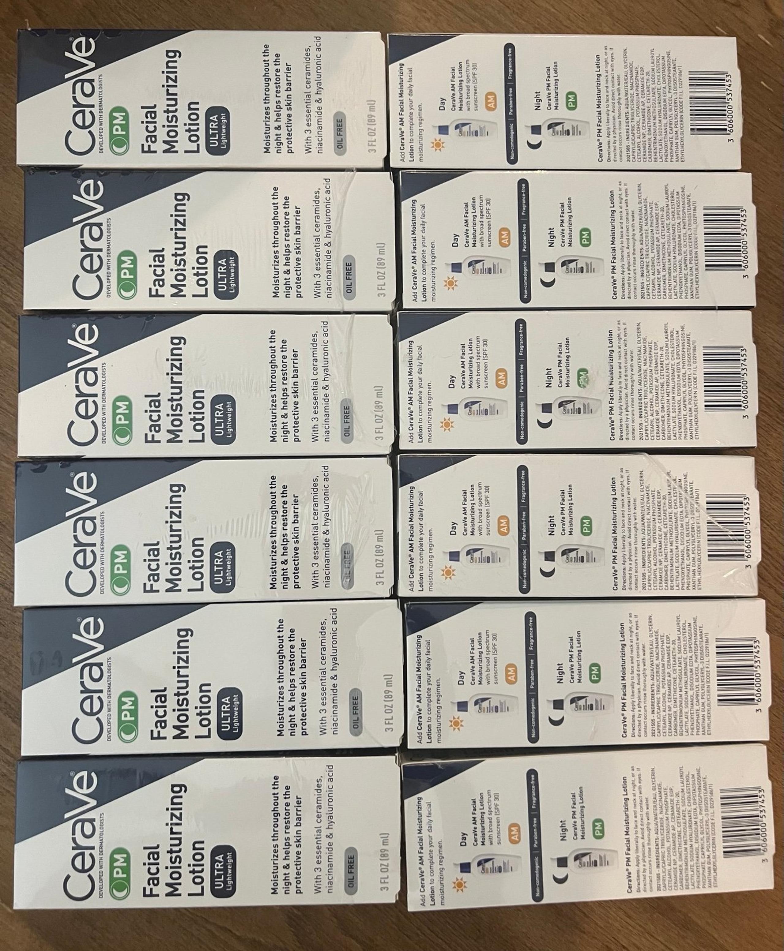12 Pack CeraVe PM Facial Moisturizer OFFERS WILL BE DECLINED