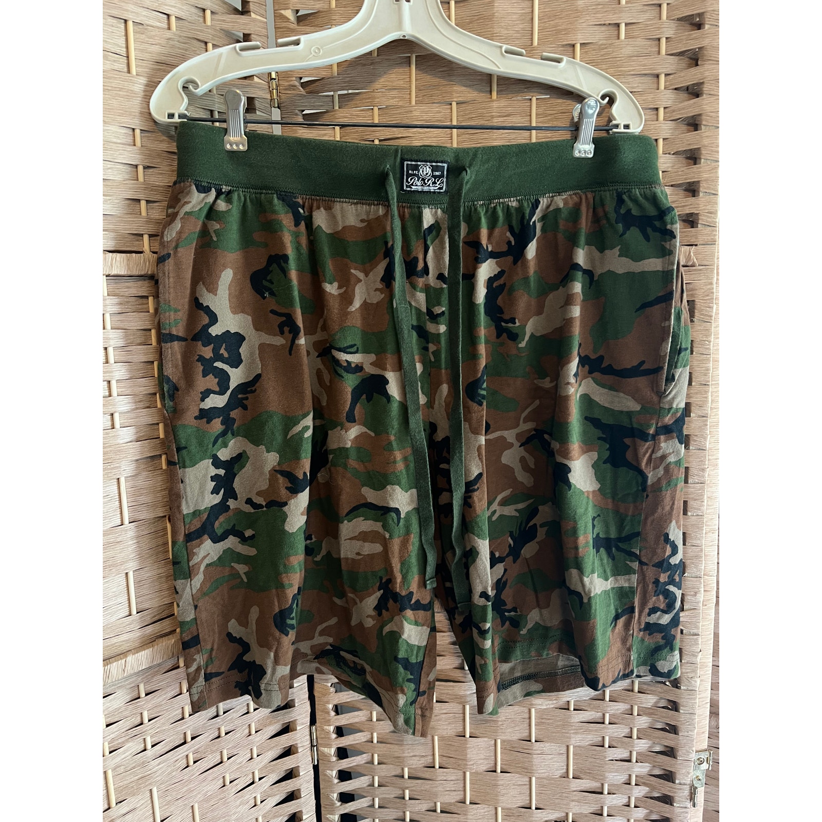 POLO Ralph Lauren Cotton Camo Sleep Shorts/Lounge, NWOT, Large