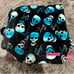 betsey Johnson blue ombre black ultra soft throw blanket