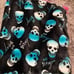 betsey Johnson blue ombre black ultra soft throw blanket