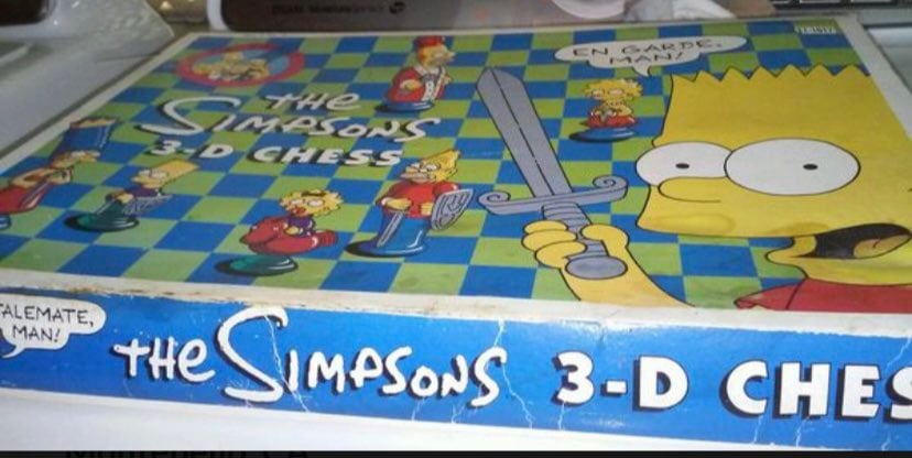The Simpson 3D Chess Board