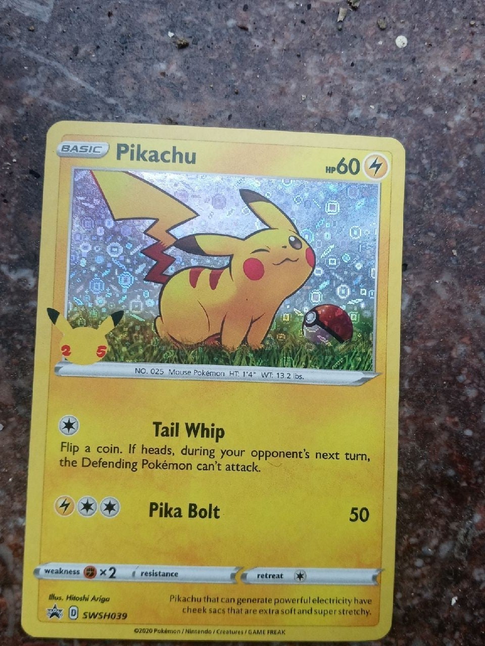 25th Anniversary Holo Pikachu