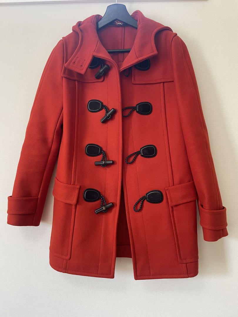 GUCCI duffle coat size 36 red-orange