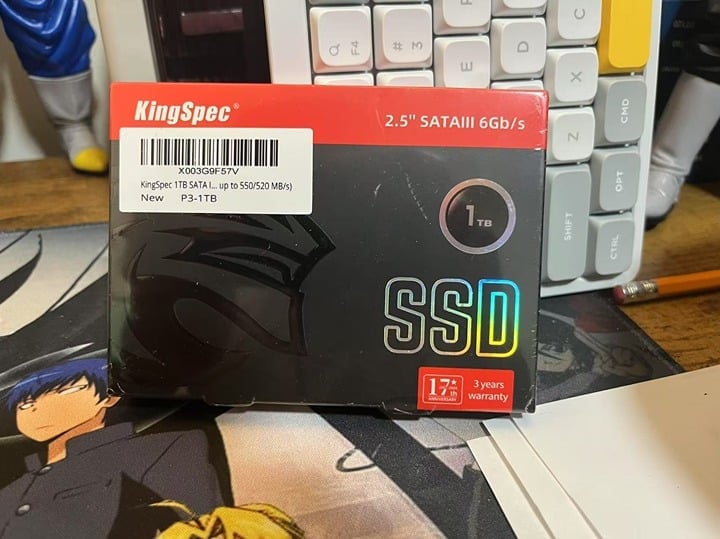 KingSpec 1TB SATA III SSD 6Gb/s, 2.5" SATA SSD with 3D NAND Flash