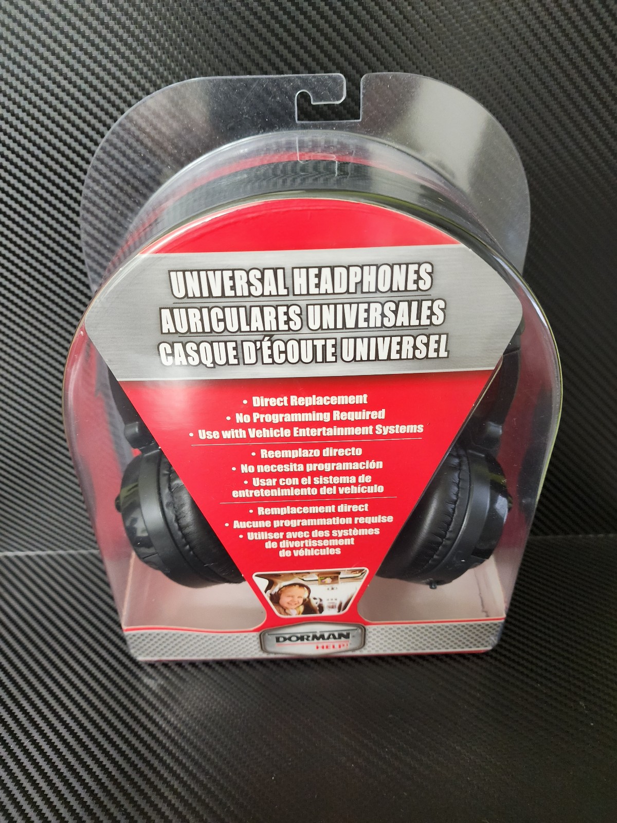 Dorman wireless universal headphones 10-0500 Van, Truck, Car. No Programming