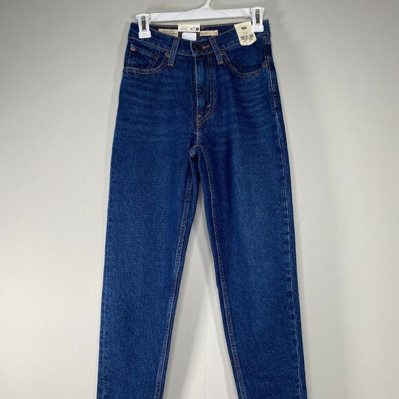 Levi's Premium 80s Mom Denim Jeans Women's 24 Mid Rise Blue Casual NWT